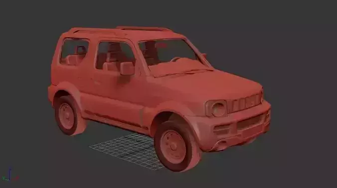 Suzuki Jimny 2012 3D print model