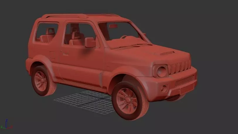 Suzuki Jimny 2013 3D print model