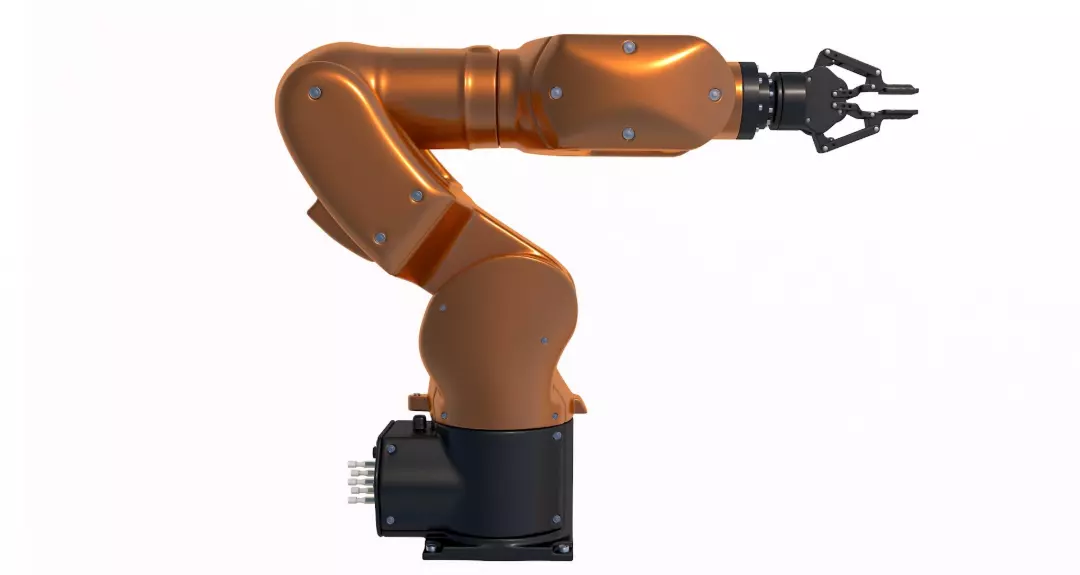 mechanical robot arm Kuka 3D model
