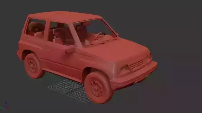 Suzuki Vitara Mk1 3door 1989 3D print model