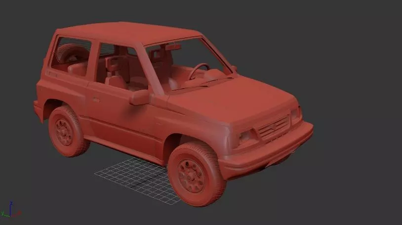 Suzuki Vitara Mk1 3door 1989 3D print model_0