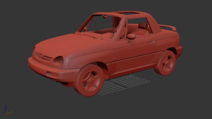 Suzuki X 90 1996 3D print model_1