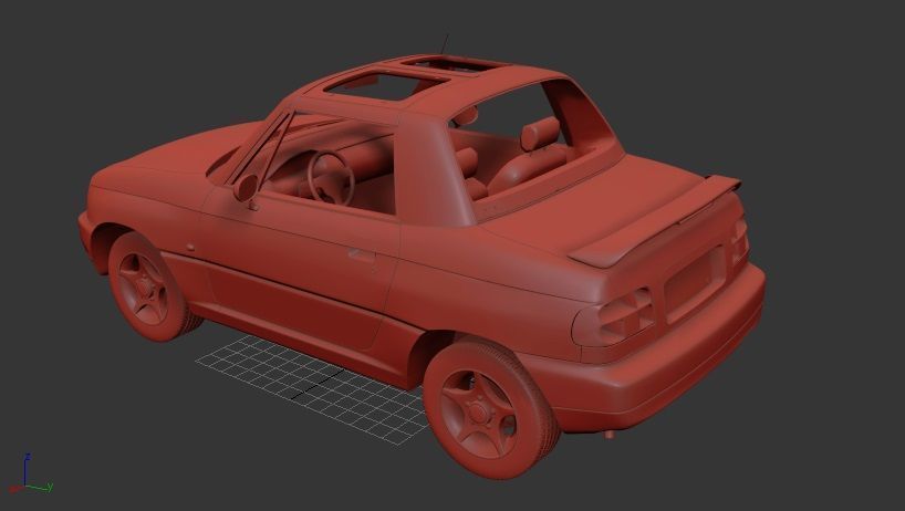 Suzuki X 90 1996 3D print model_2