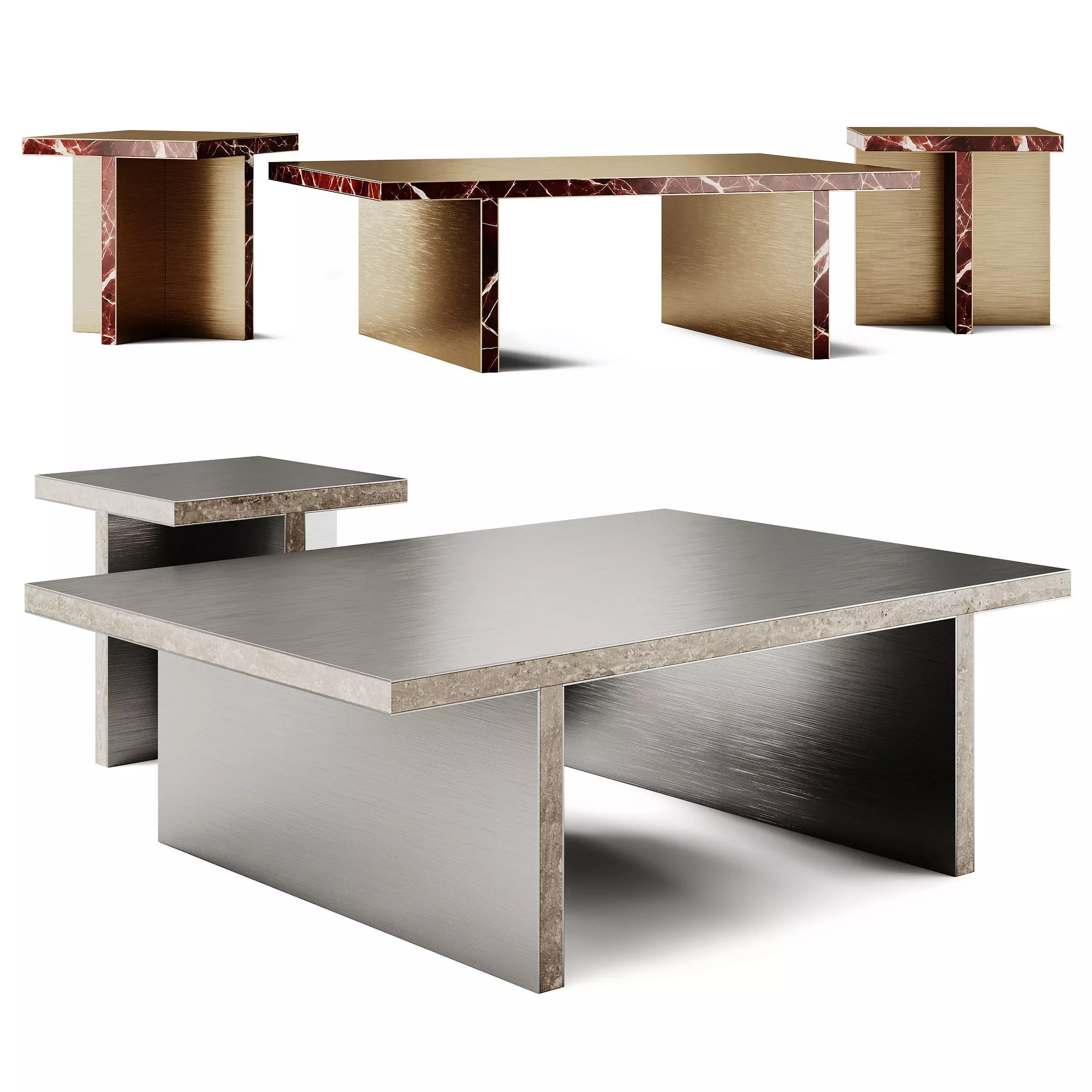 Secolo Arris Coffee Tables 3D model_0