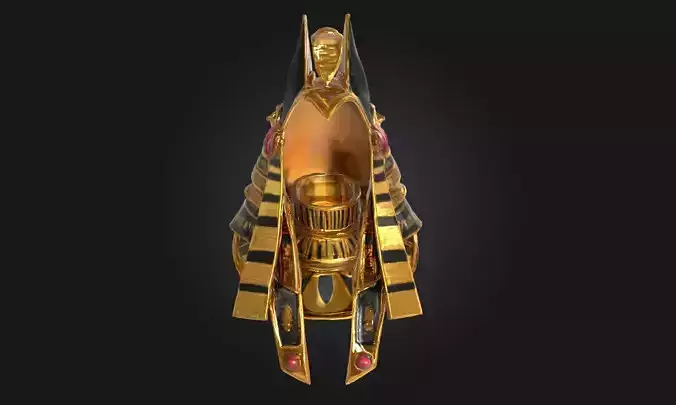 Egyptian Falcon Headpiece  Regal Symbol of Horus