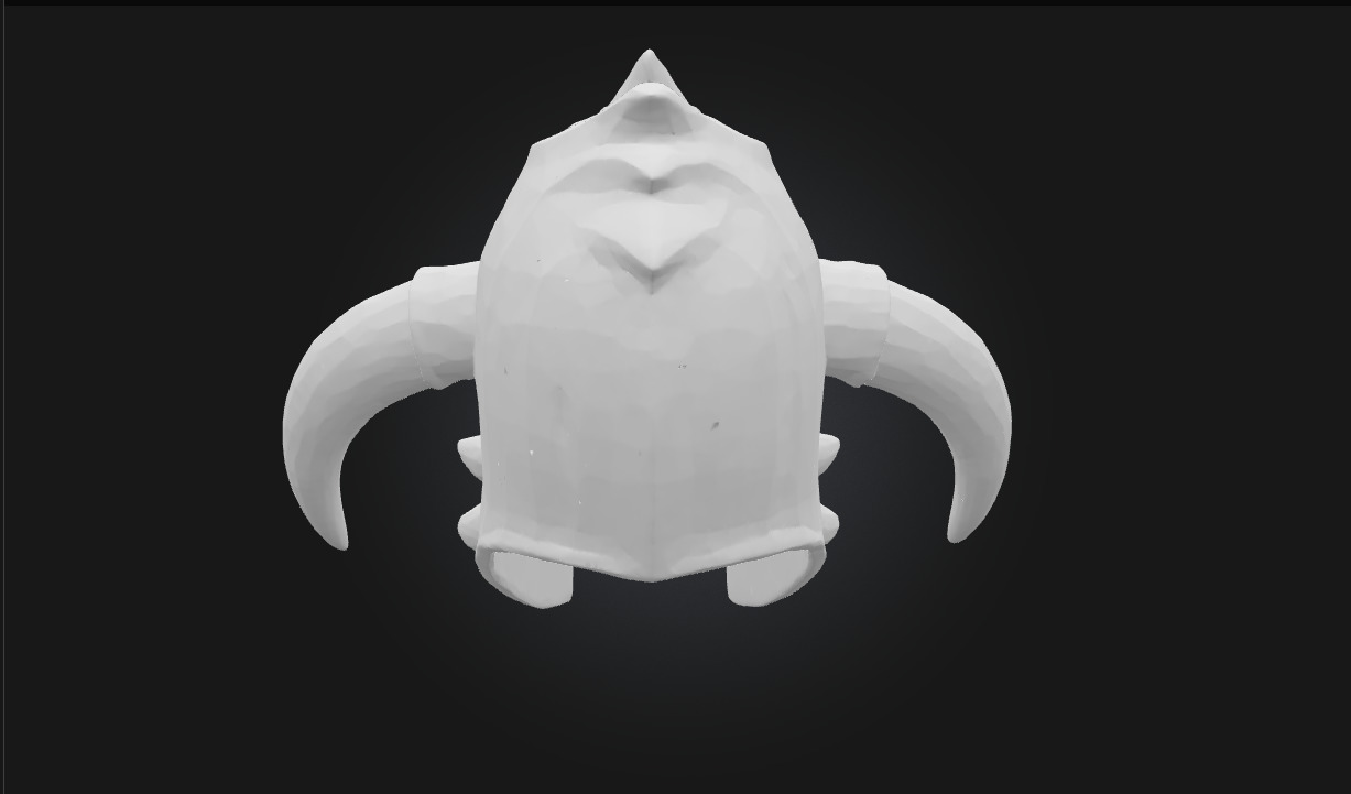 Warriors Horned Helm  Relic of the Fierce 3D model_6