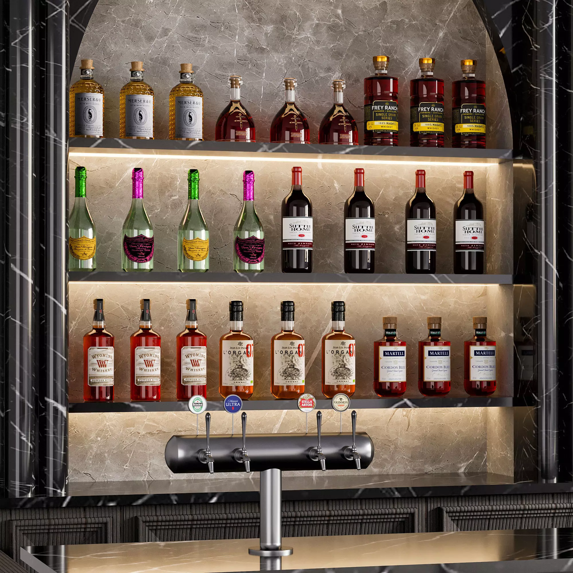 CAFE BAR NO22 A 3D model_2