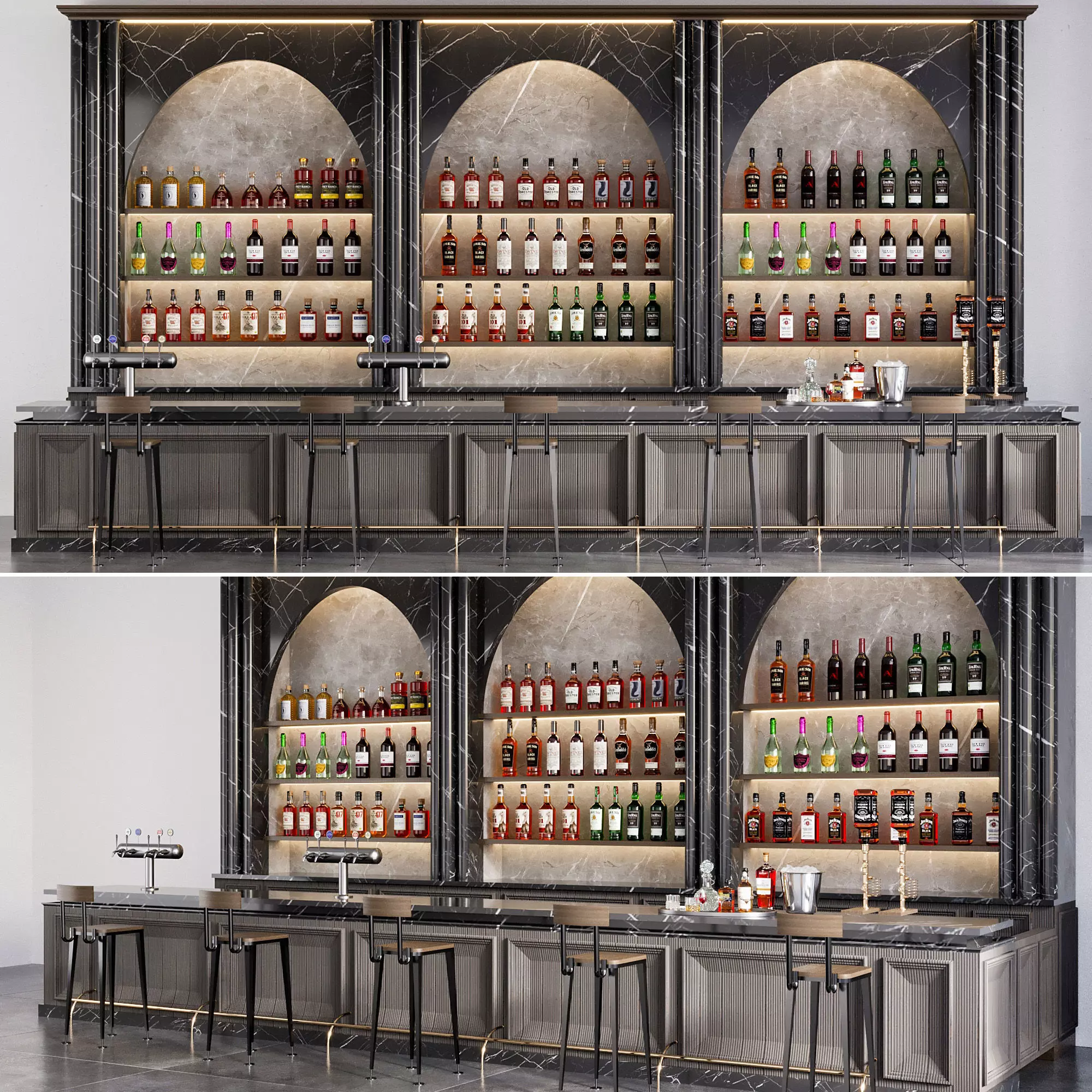 CAFE BAR NO22 A 3D model_9