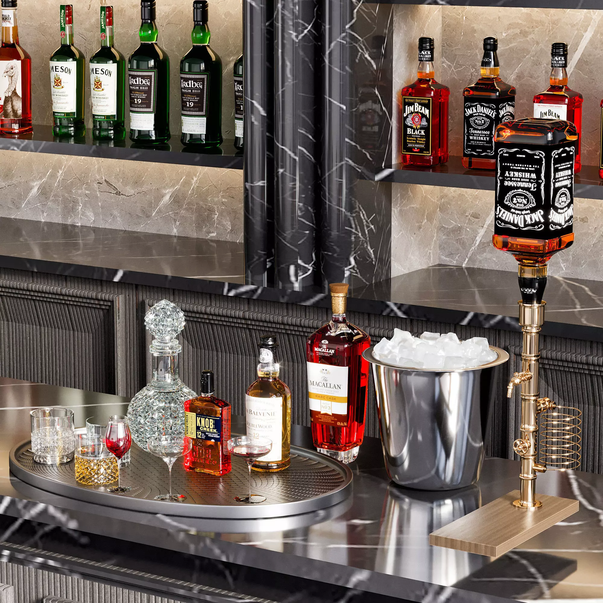 CAFE BAR NO22 A 3D model_3