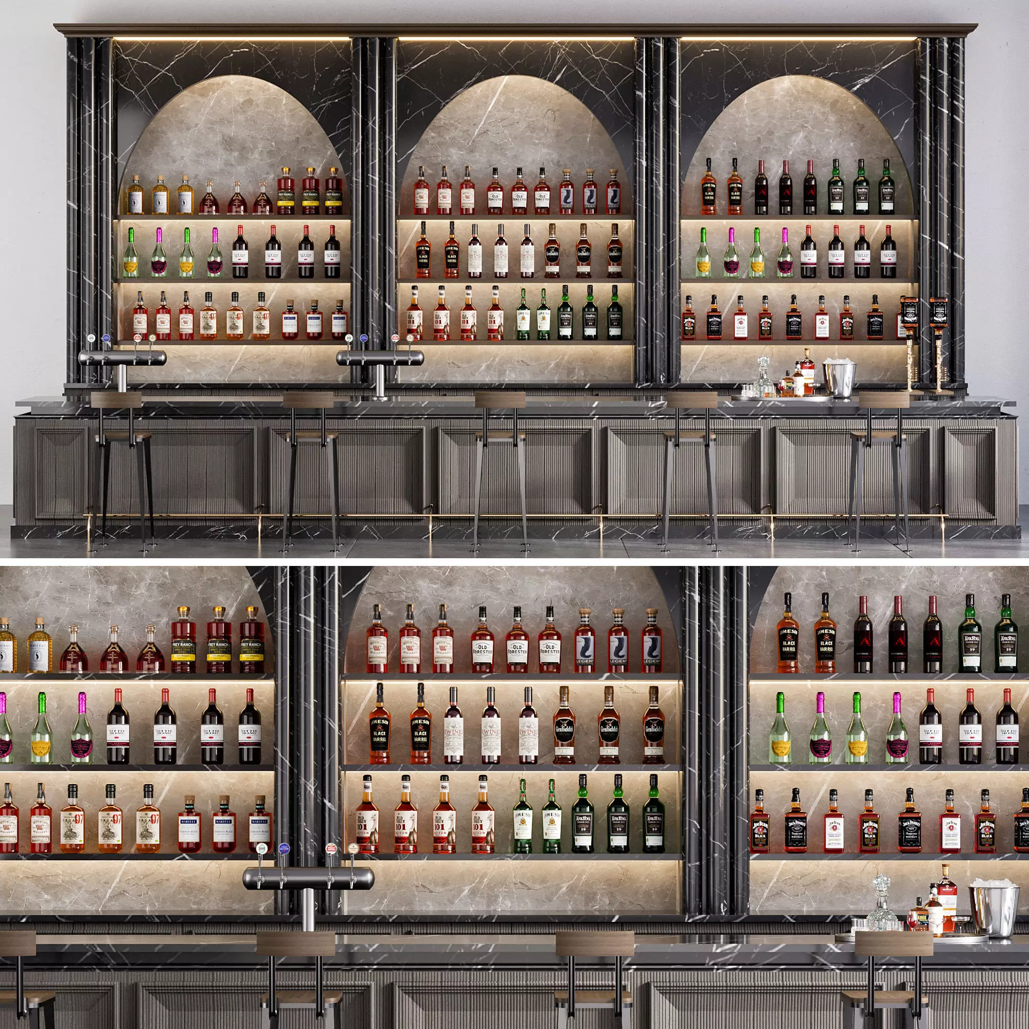 CAFE BAR NO22 A 3D model_1