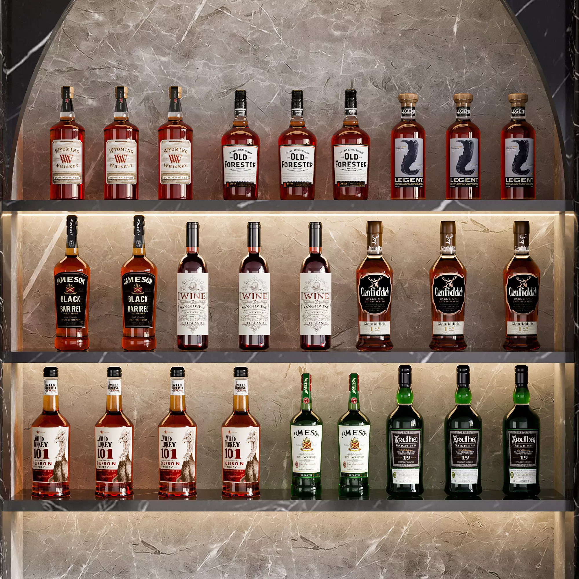 CAFE BAR NO22 A 3D model_4