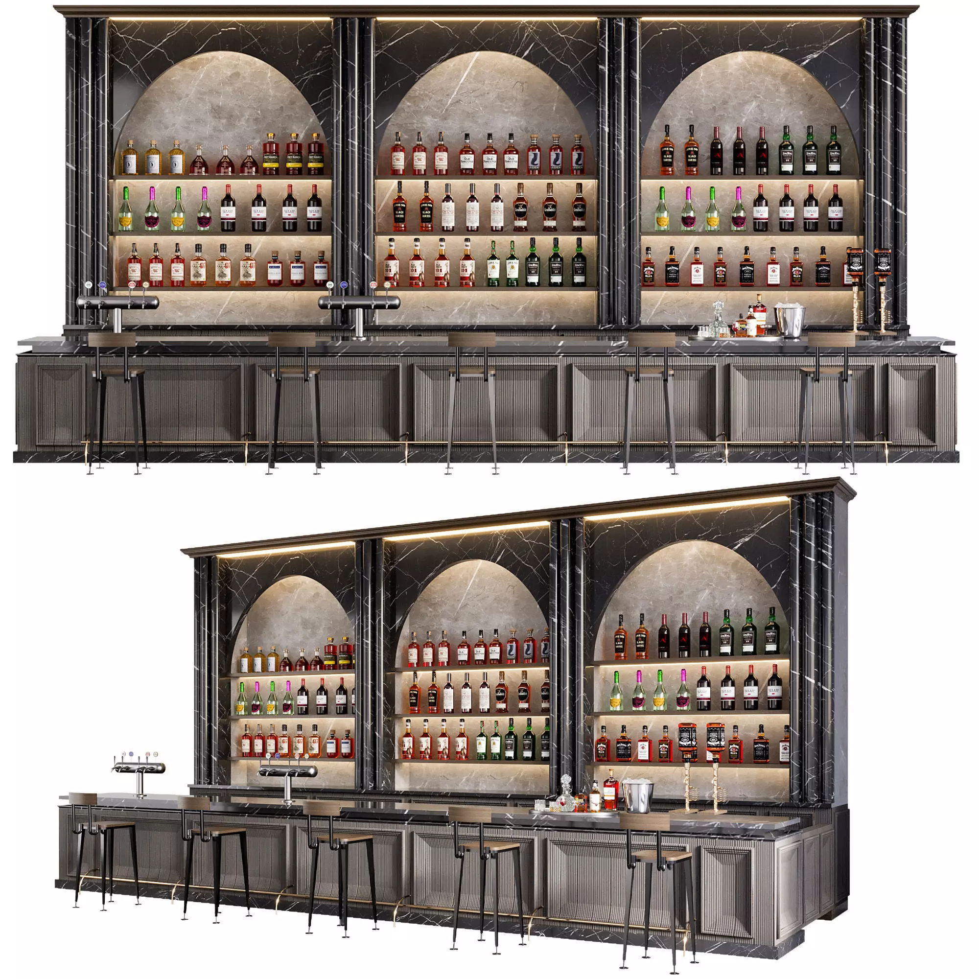 CAFE BAR NO22 A 3D model_5