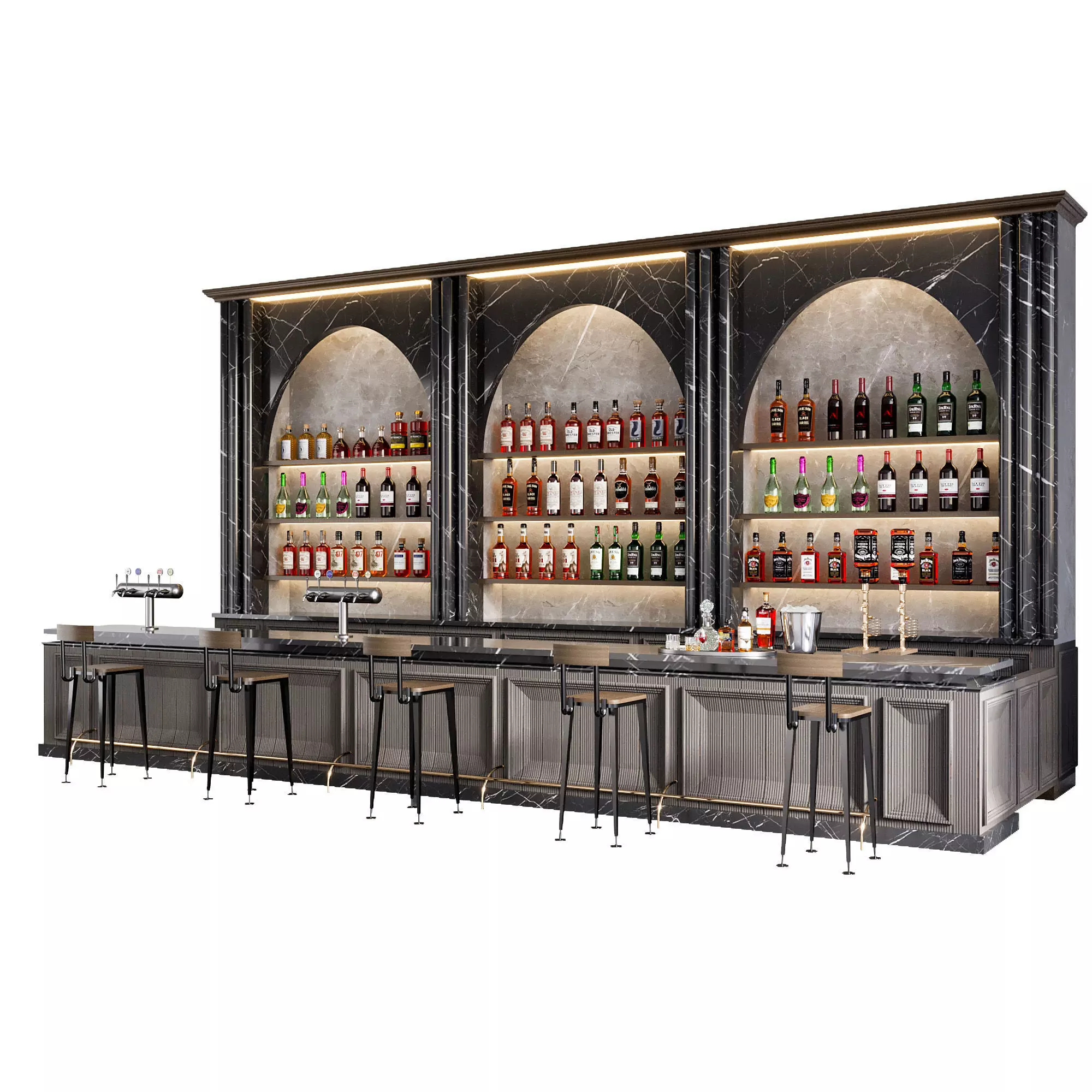 CAFE BAR NO22 A 3D model_8