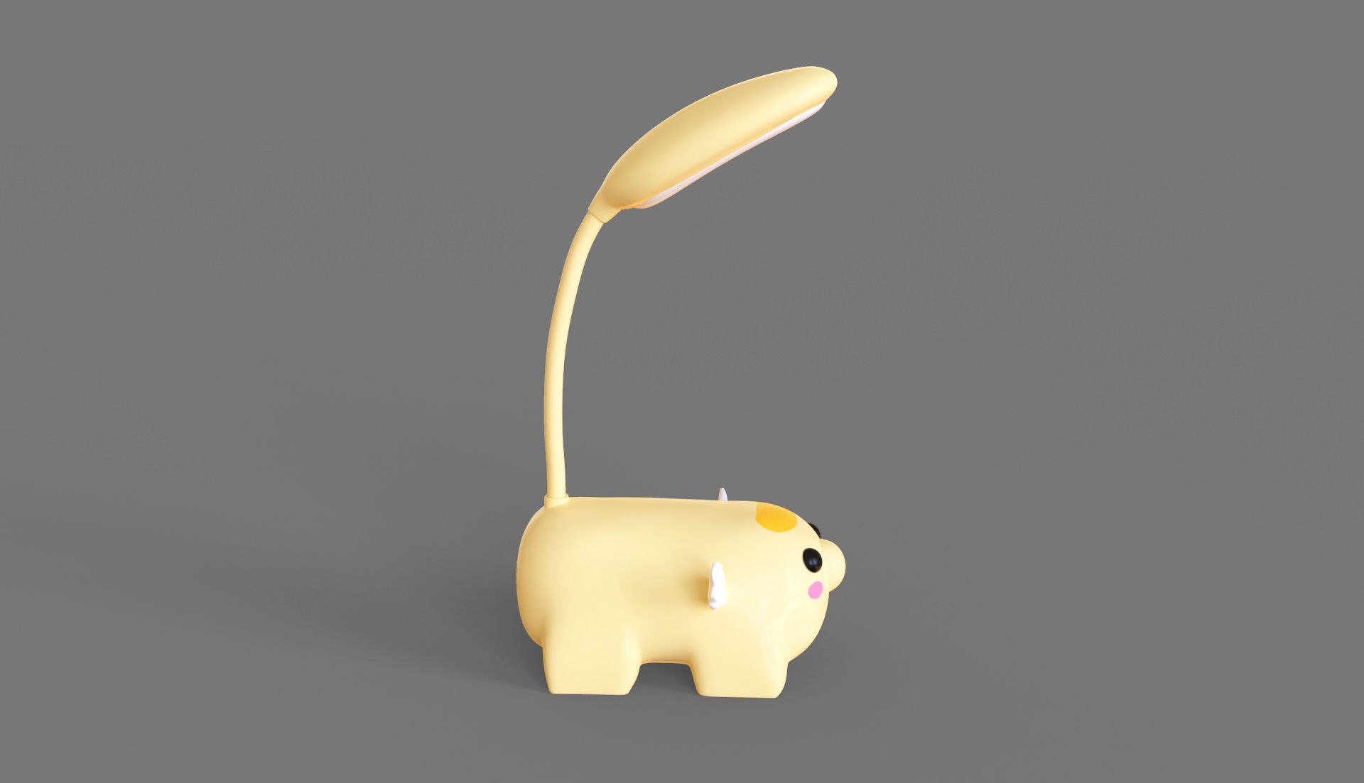 Angel Desk Lamp Low-poly 3D model_3