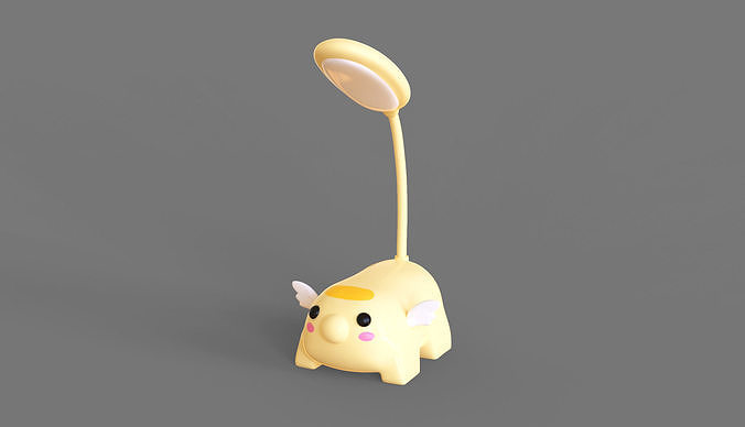 Angel Desk Lamp  Low-poly 3D model