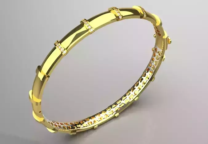 gold bracelet gb0042 3D print model