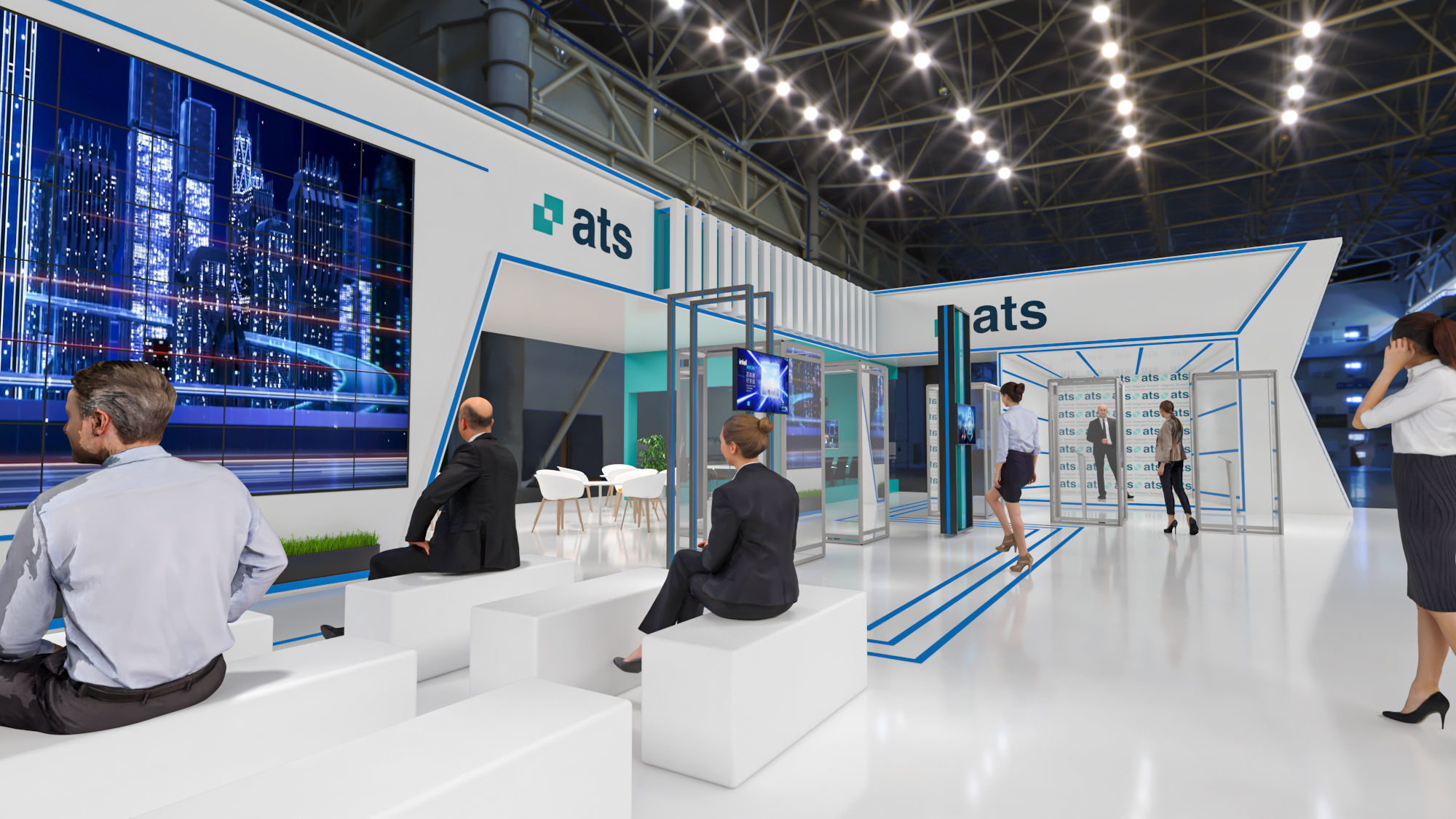 booth 14x19 3D model_2