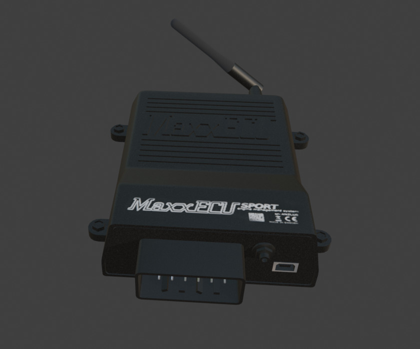 Maxx ECU Low-poly 3D model_2