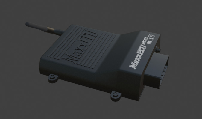 Maxx ECU Low-poly 3D model_1