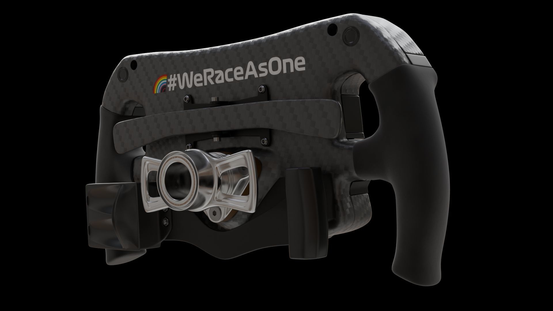 f1 steering wheel 3D model 3D model_5