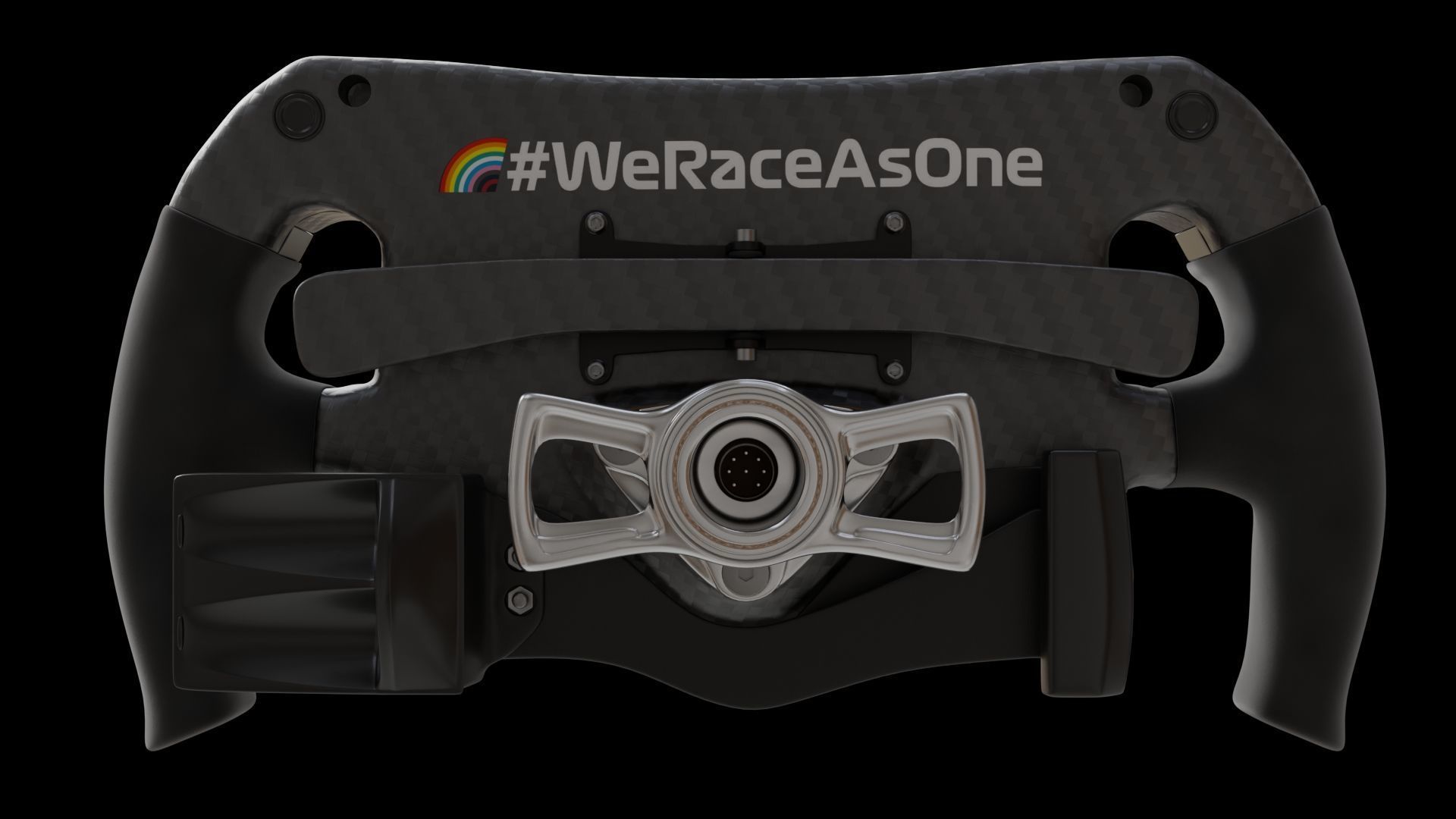 f1 steering wheel 3D model 3D model_4