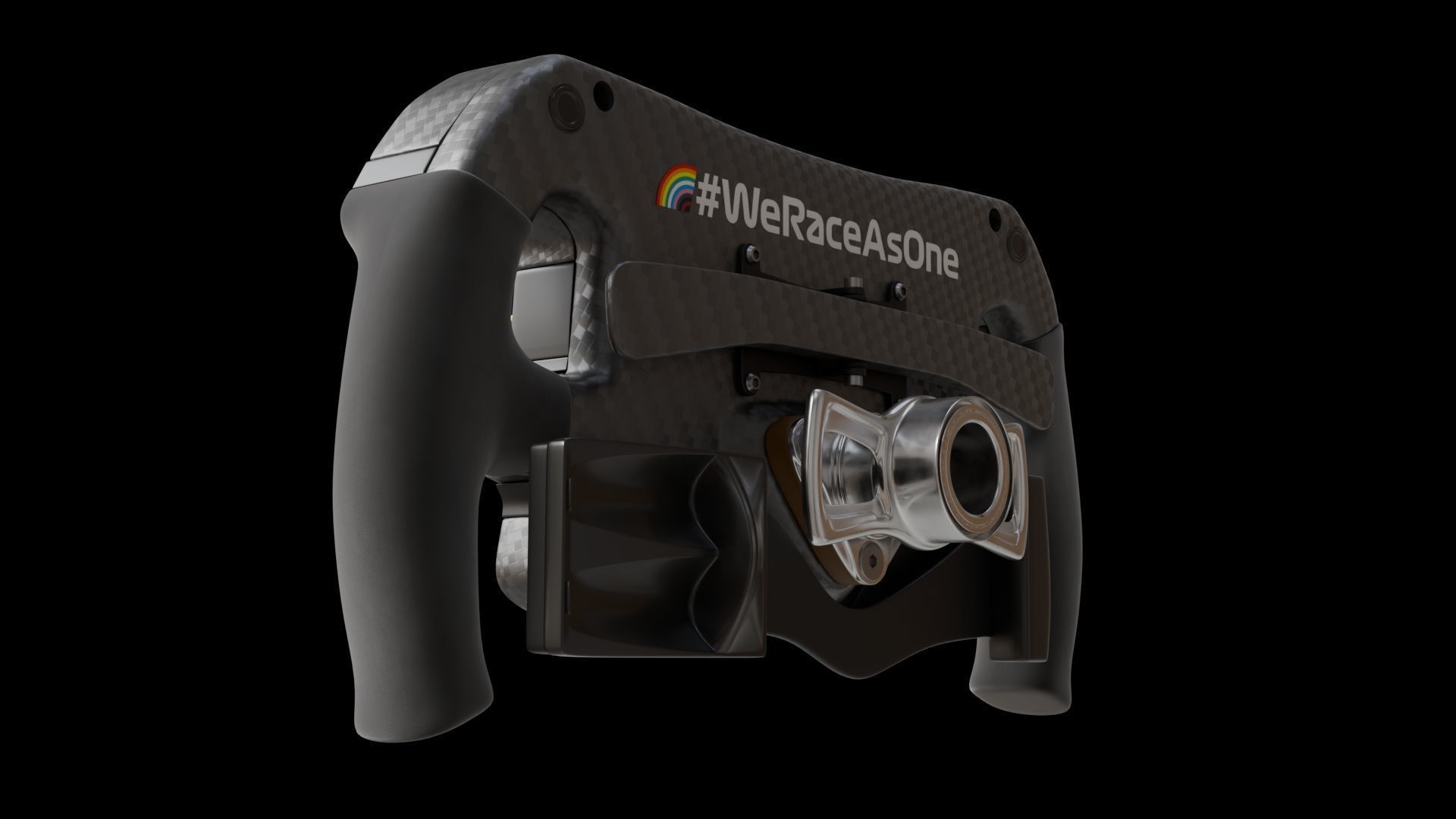 f1 steering wheel 3D model 3D model_3