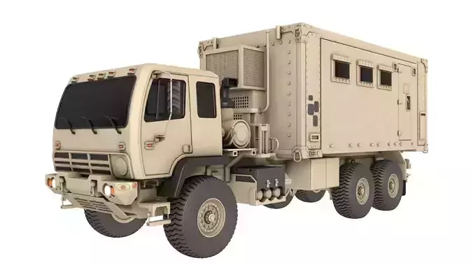 M1087 Expansible Van Truck 3D model