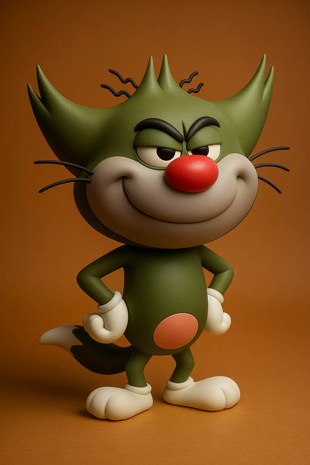 Jack 3d Model From Oggy and the Cockroaches 3D print model_0