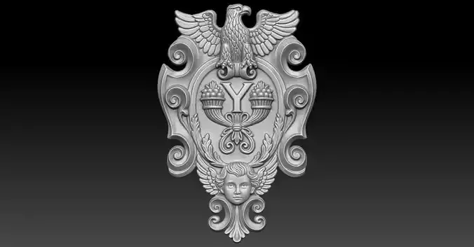 10 angel CNC Relief Model