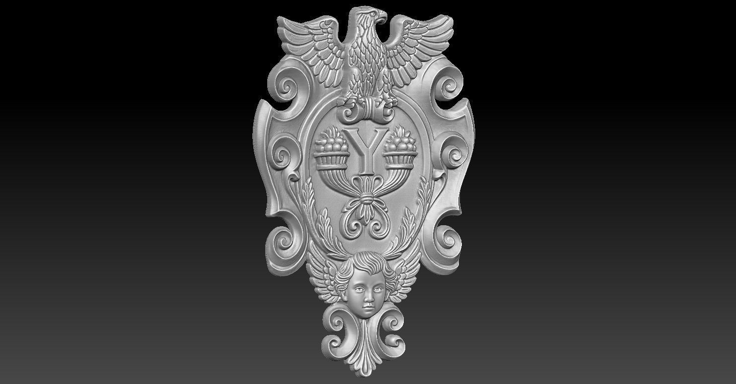 10 angel CNC Relief Model 3D print model_1