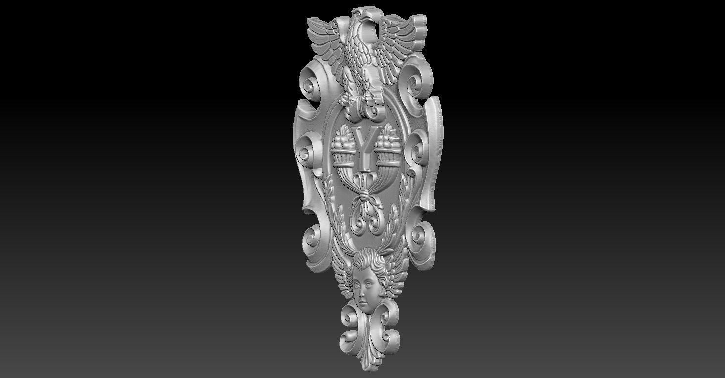 10 angel CNC Relief Model 3D print model_2