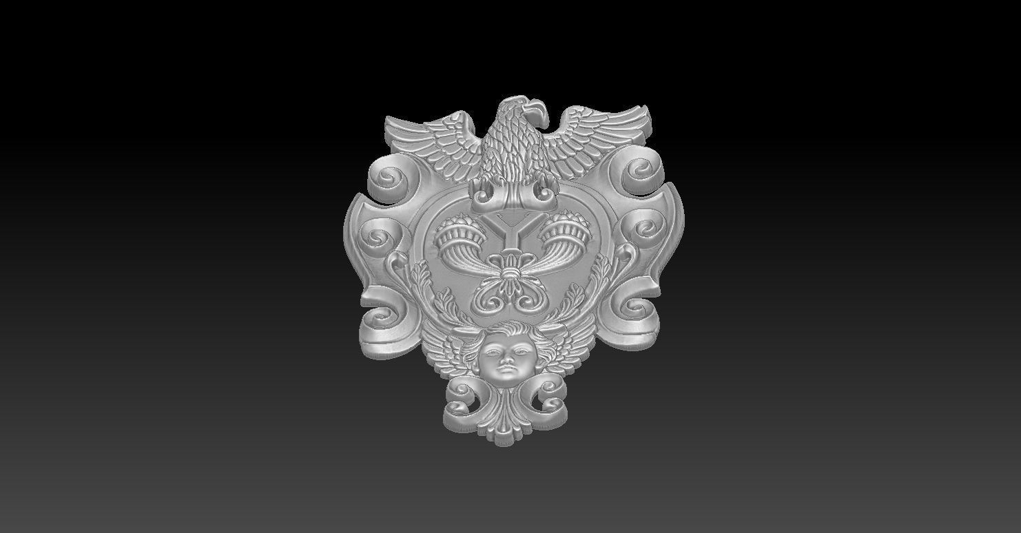 10 angel CNC Relief Model 3D print model_3