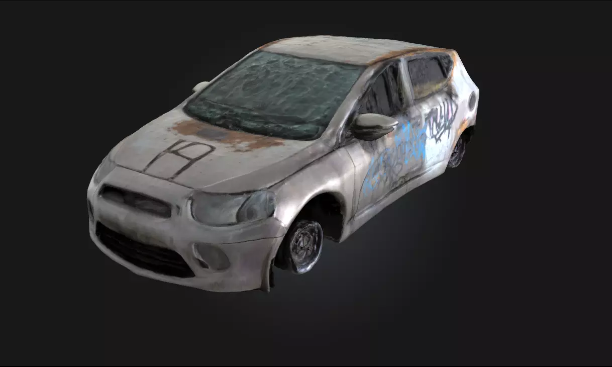 Wrecked Memories Echoes of a Forgotten Past 3D model