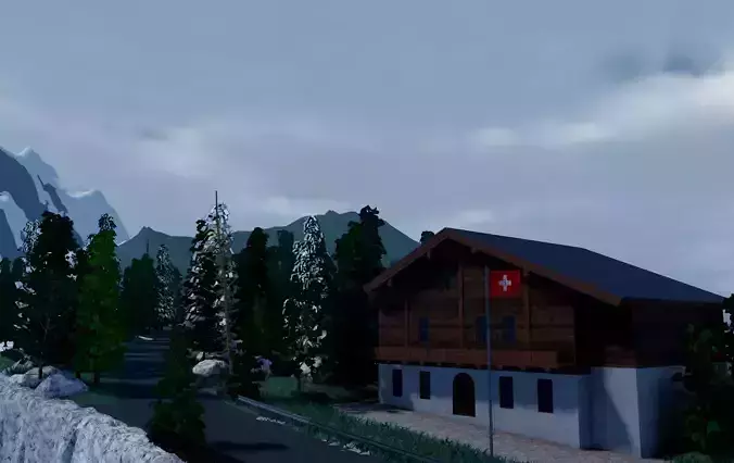 ROBLOX Swiss Mountains Forest Kit