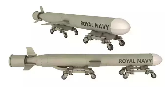 Royal Navy Missile 3D model