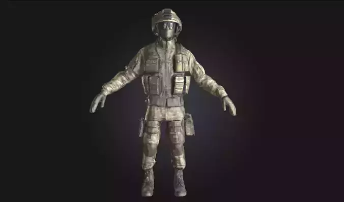 Camouflage Operator  Master of the Hidden Terrain