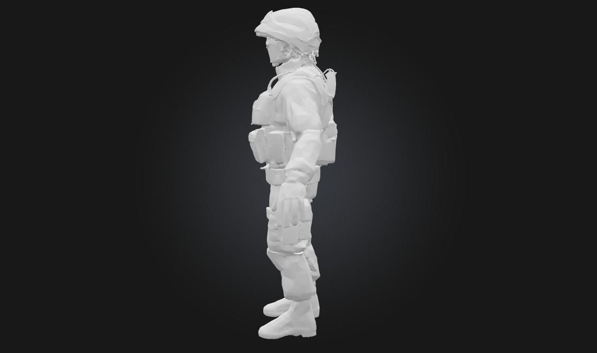 Camouflage Operator Master of the Hidden Terrain 3D model_5