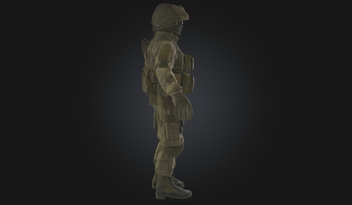 Camouflage Operator Master of the Hidden Terrain 3D model_2