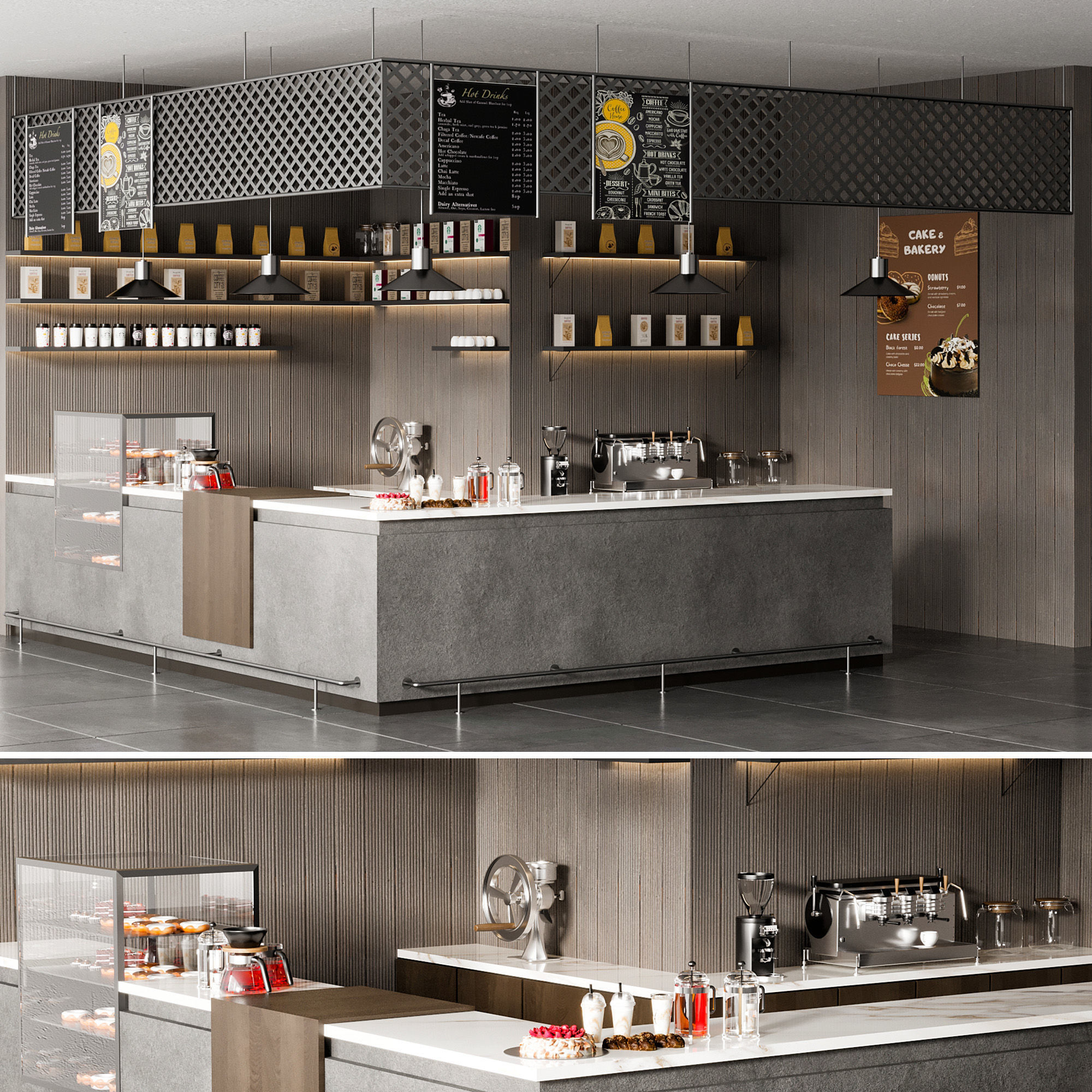 CAFE BAR NO23 A 3D model_1