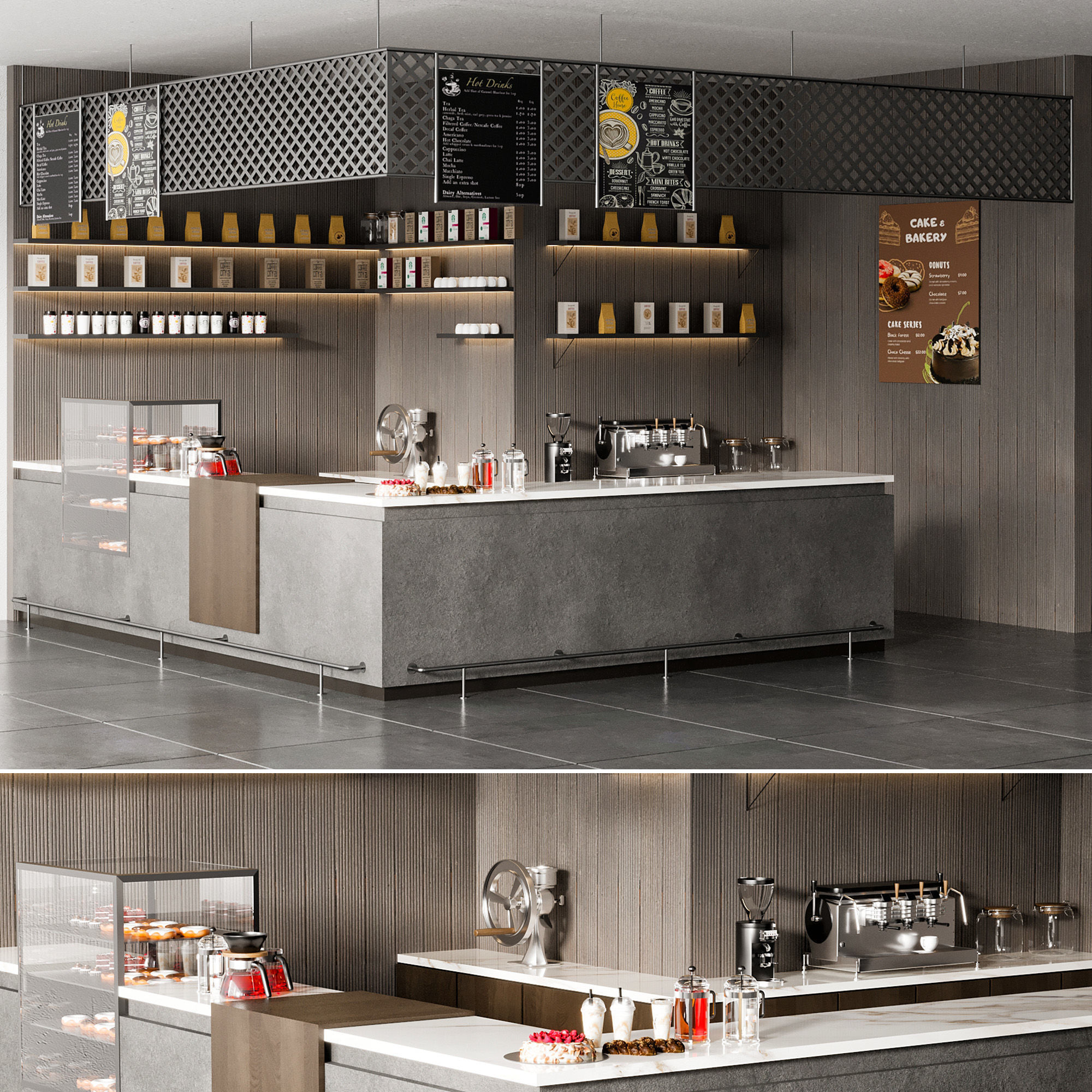 CAFE BAR NO23 A 3D model_8