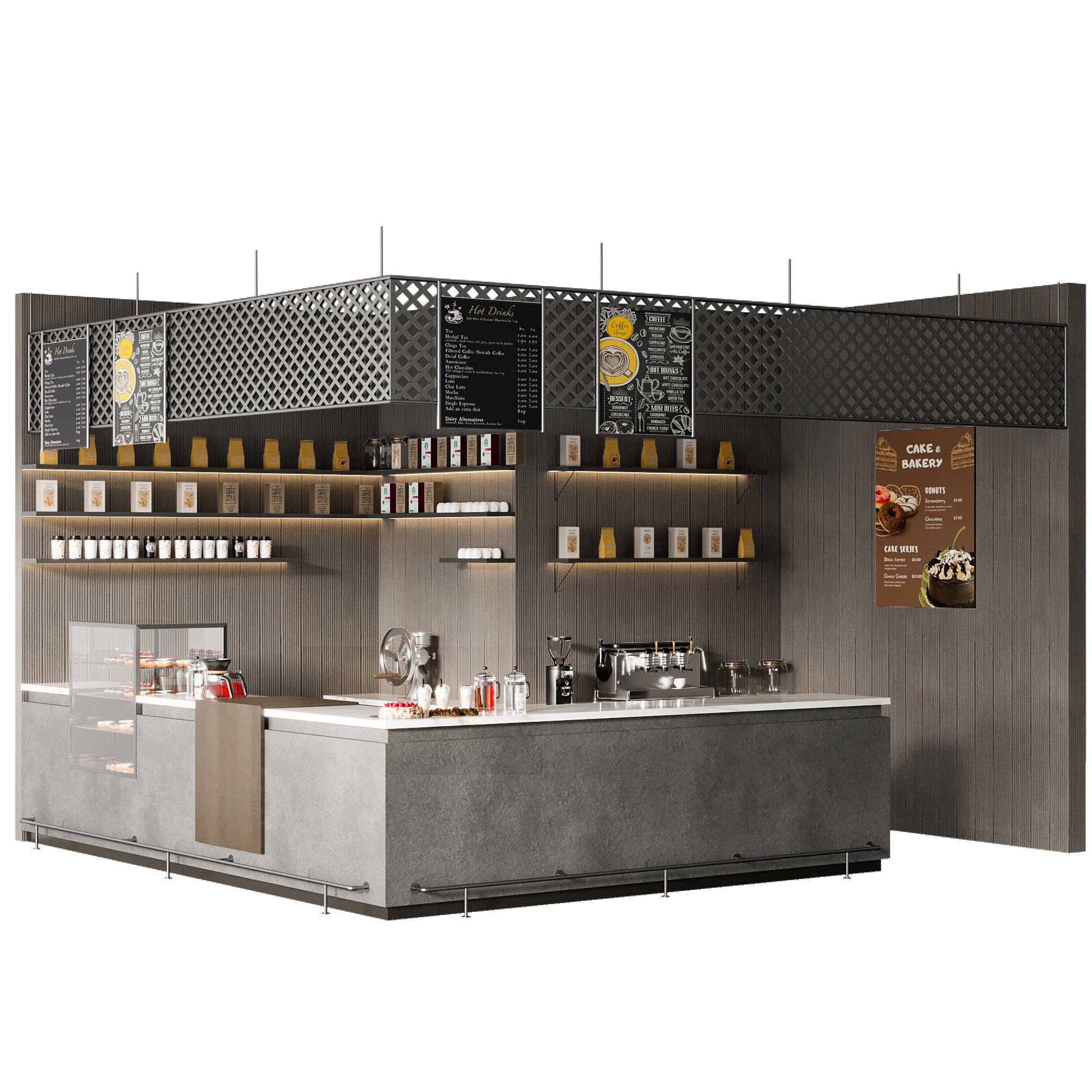 CAFE BAR NO23 A 3D model_7