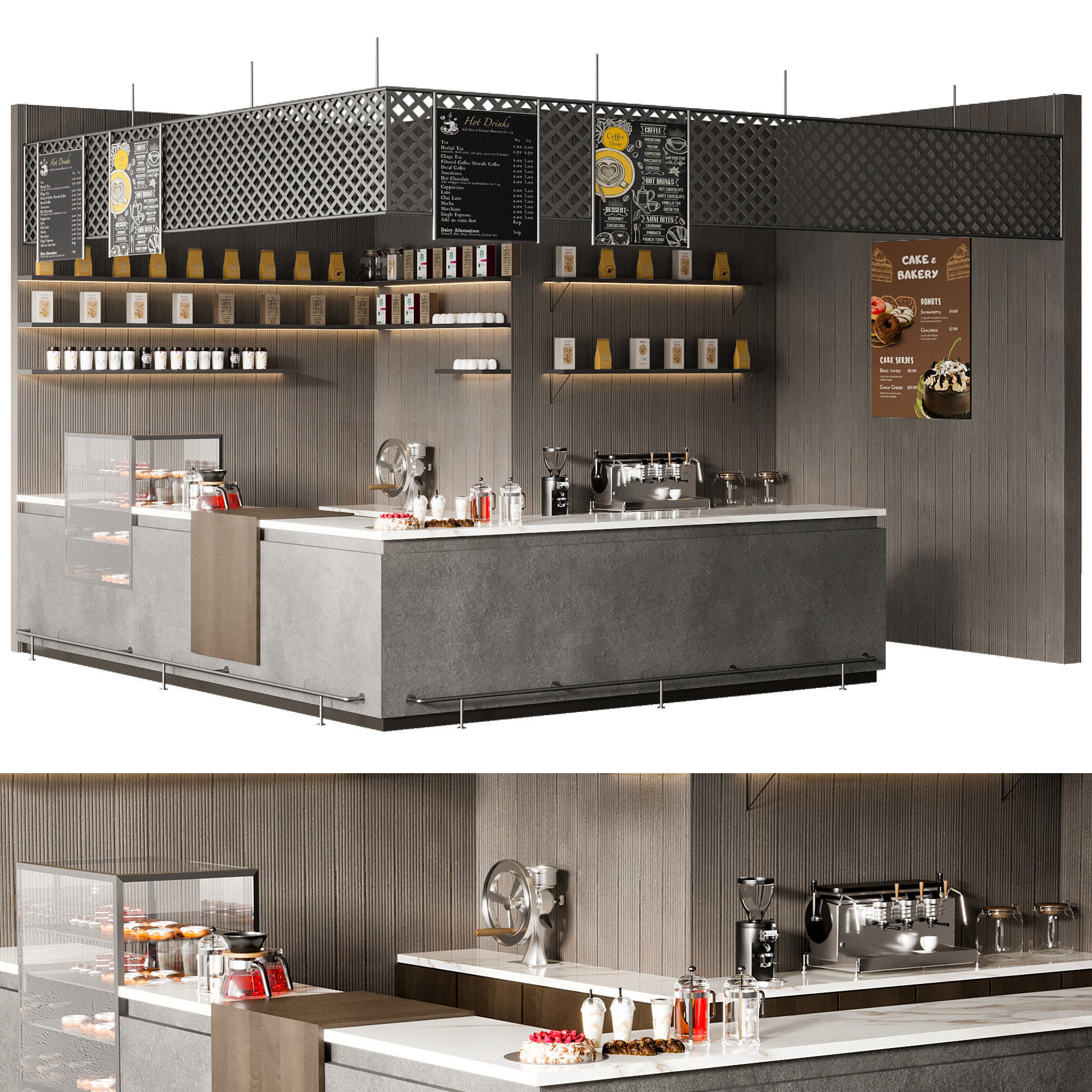 CAFE BAR NO23 A 3D model_5