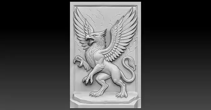 2 Griffon CNC Relief Model