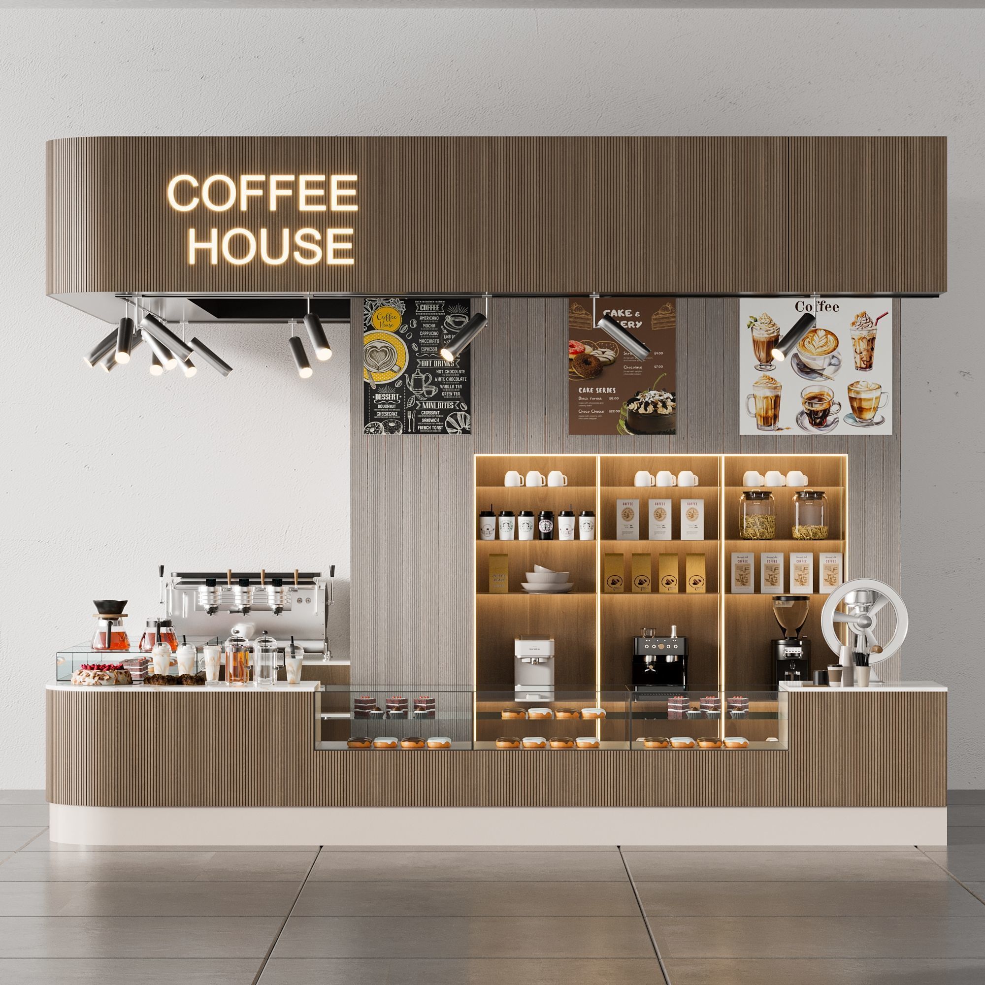 CAFE BAR NO30 A 3D model_7