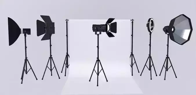3D model Studio Equipment Collection 3D model