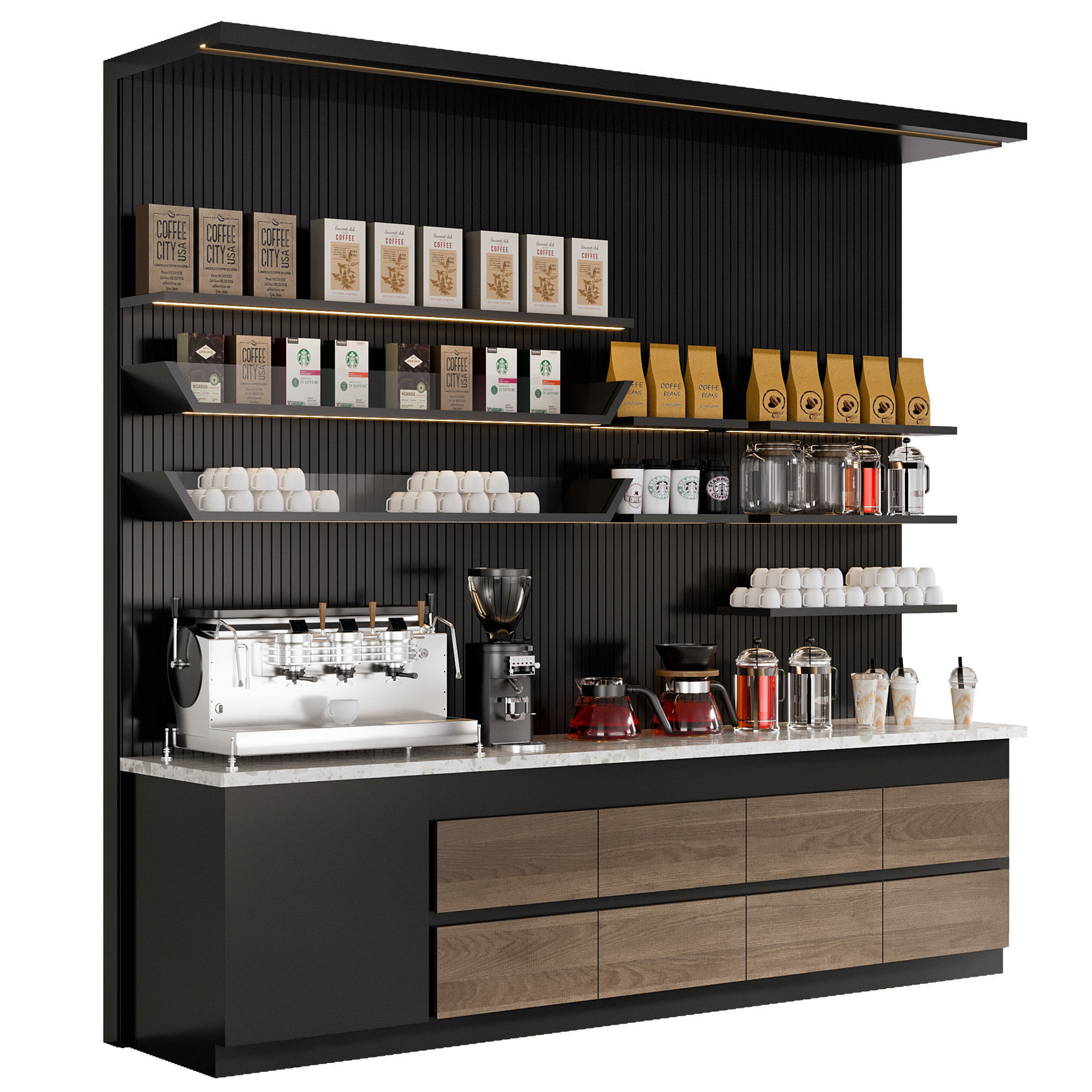 CAFE BAR NO26 A 3D model_4