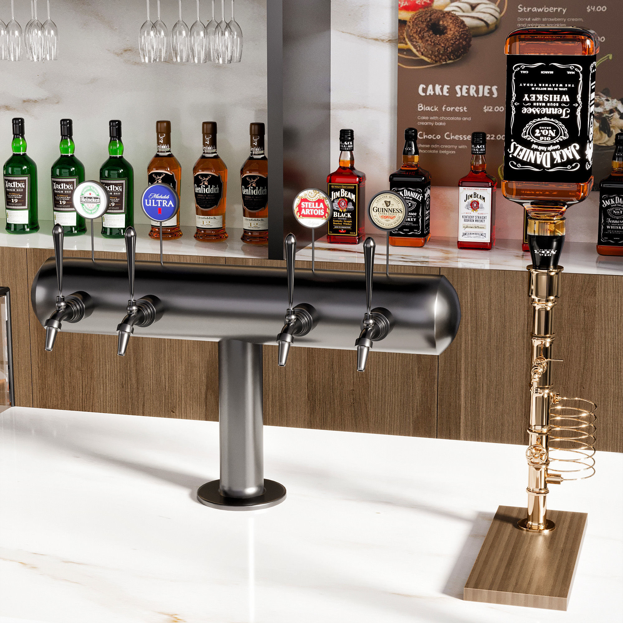 CAFE BAR NO24 A 3D model_4