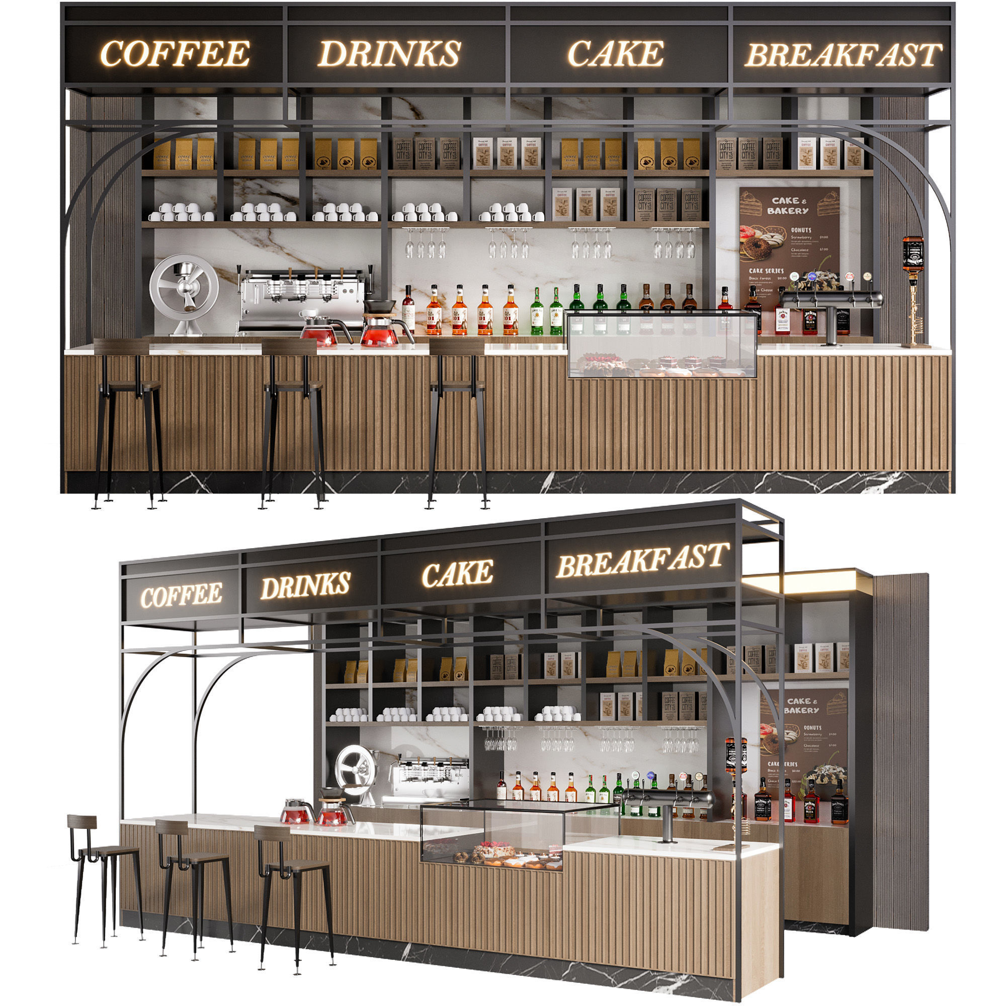 CAFE BAR NO24 A 3D model_3
