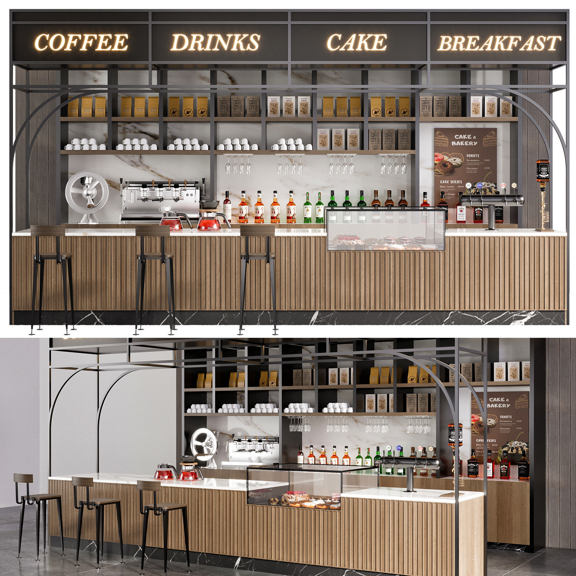 CAFE BAR NO24 A 3D model_5