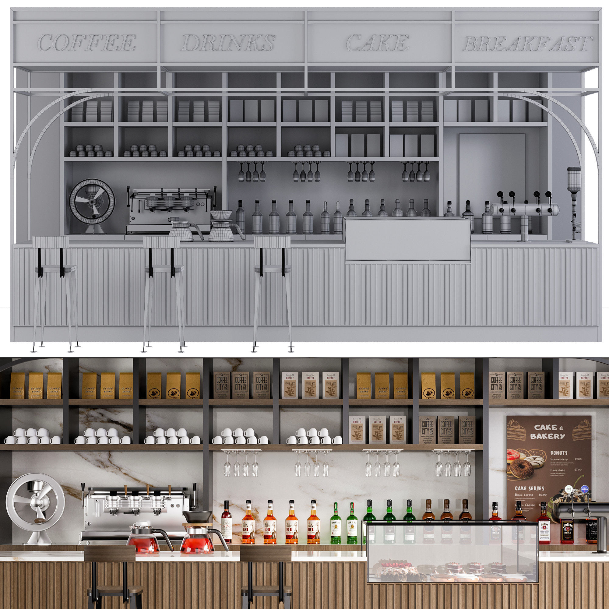 CAFE BAR NO24 A 3D model_10